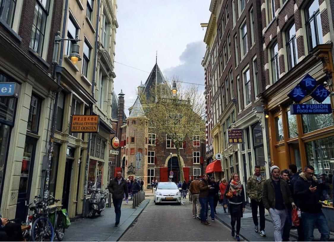 Facade Hotel Amsterdam Luaran gambar